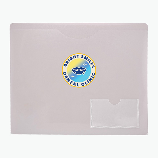 Poly Letter File Folder - Multi-Color Imprint