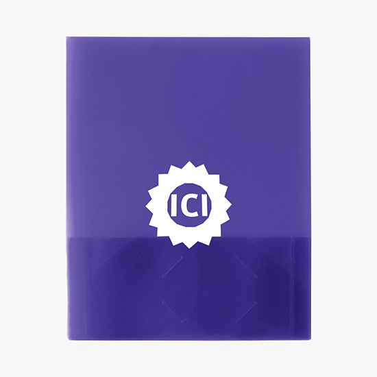 Tri-Pocket Presentation Folder - One-Color Imprint