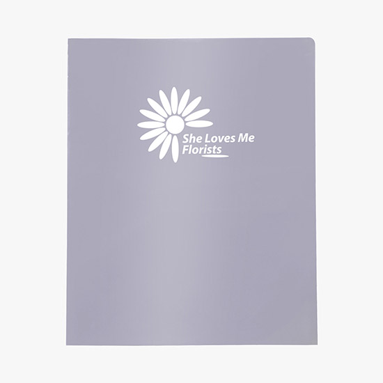 Confidential Opaque Twin Pocket Poly Folder - One-Color Imprint