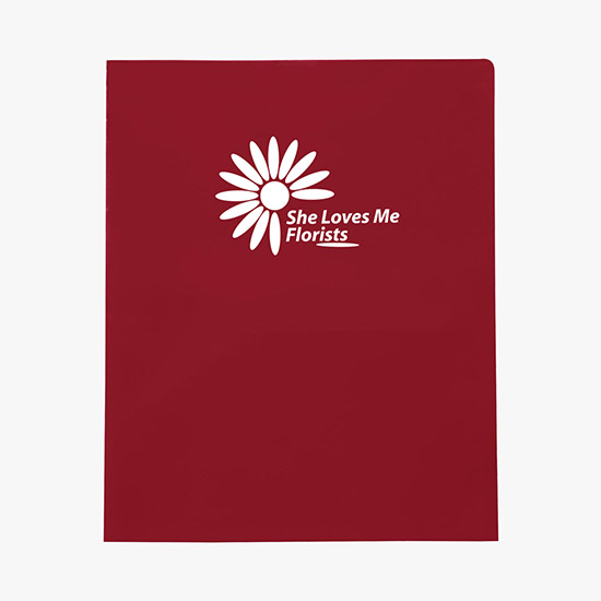 Confidential Opaque Twin Pocket Poly Folder - One-Color Imprint