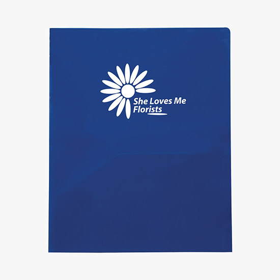 Confidential Opaque Twin Pocket Poly Folder - One-Color Imprint