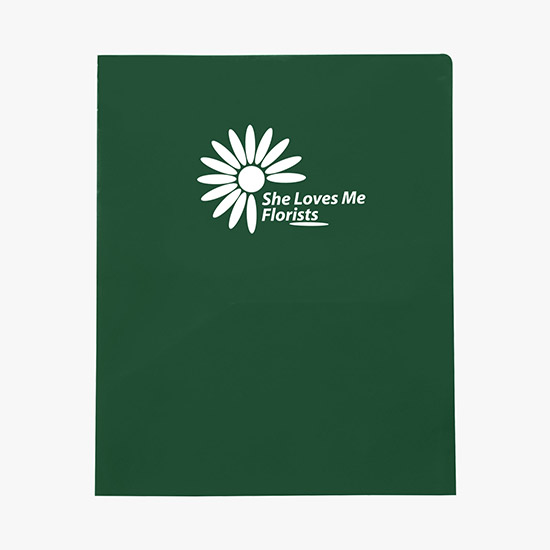 Confidential Opaque Twin Pocket Poly Folder - One-Color Imprint