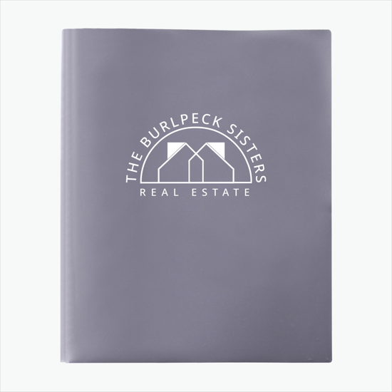 Confidential Opaque Three-Prong Twin Pocket Poly Folder - One-Color Imprint