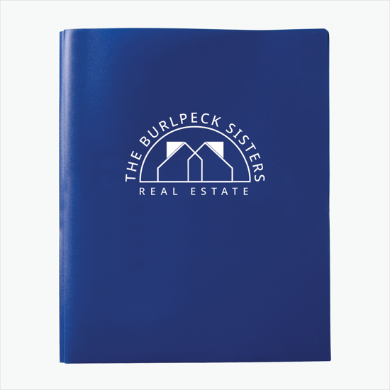 Confidential Opaque Three-Prong Twin Pocket Poly Folder - One-Color Imprint