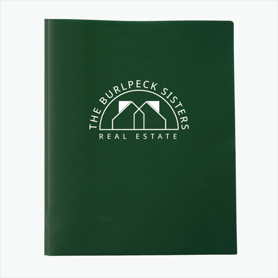 Confidential Opaque Three-Prong Twin Pocket Poly Folder - One-Color Imprint