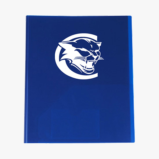 Translucent Professional Poly Presentation Folder - Multi-Color Imprint
