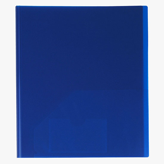 Translucent Professional Poly Presentation Folder - Blank
