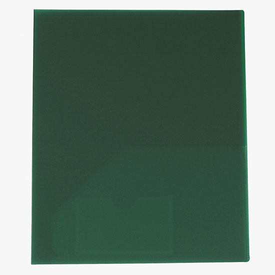 Translucent Professional Poly Presentation Folder - Blank