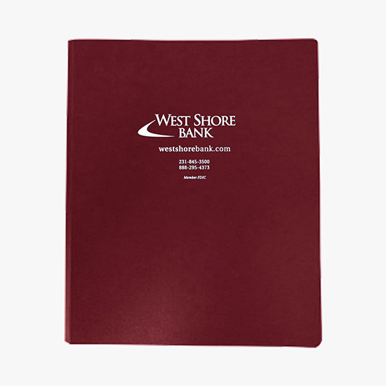 Confidential Professional Poly Presentation Folder - One-Color Imprint