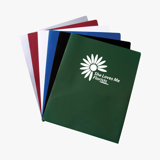 Confidential Opaque Twin Pocket Poly Folder - One-Color Imprint