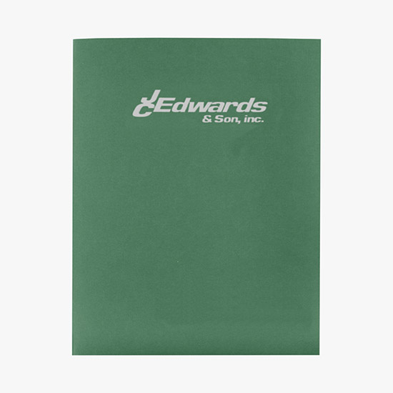 Linen Presentation Folder - Hot Stamped - No Business Card Slits
