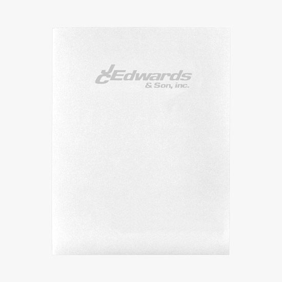 Linen Presentation Folder - Hot Stamped - Business Card Slits One Pocket
