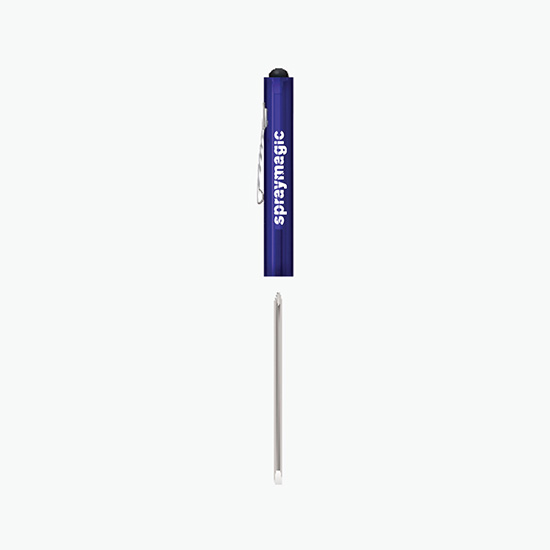 Pocket Partner Reversible Blade Screwdriver with Button Top