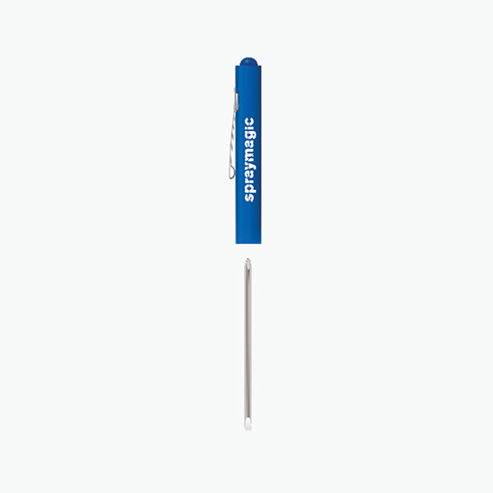 Pocket Partner Reversible Blade Screwdriver with Button Top