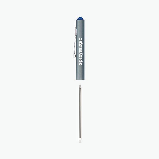 Pocket Partner Reversible Blade Screwdriver with Button Top