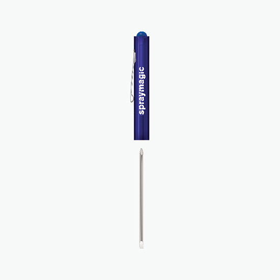 Pocket Partner Reversible Blade Screwdriver with Button Top