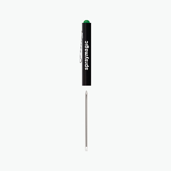 Pocket Partner Reversible Blade Screwdriver with Button Top