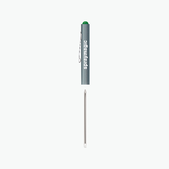 Pocket Partner Reversible Blade Screwdriver with Button Top