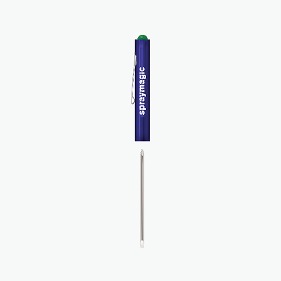 Pocket Partner Reversible Blade Screwdriver with Button Top