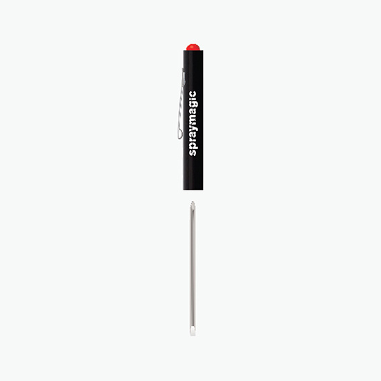Pocket Partner Reversible Blade Screwdriver with Button Top