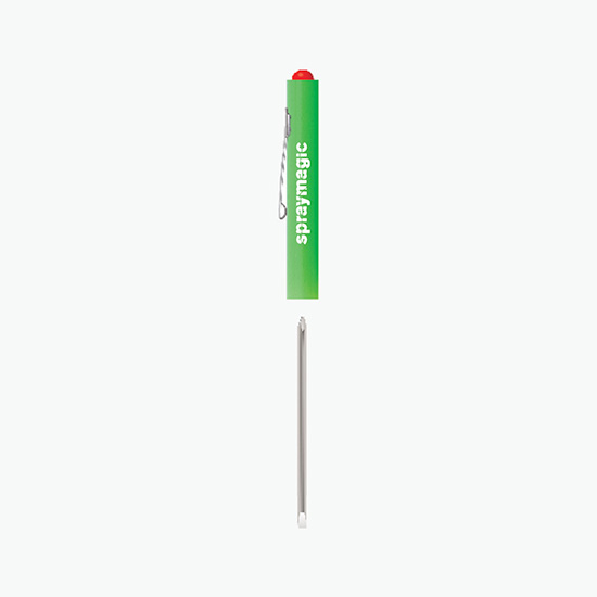 Pocket Partner Reversible Blade Screwdriver with Button Top