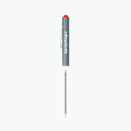 Pocket Partner Reversible Blade Screwdriver with Button Top