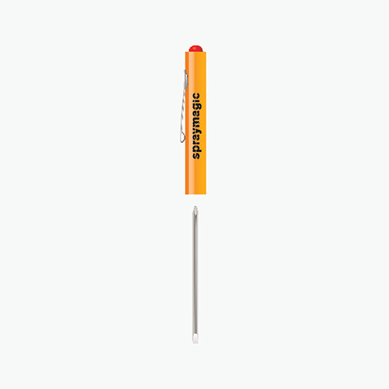Pocket Partner Reversible Blade Screwdriver with Button Top