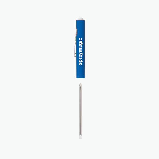 Pocket Partner Reversible Blade Screwdriver with Button Top