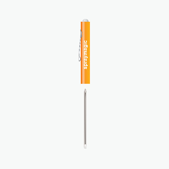 Pocket Partner Reversible Blade Screwdriver with Button Top