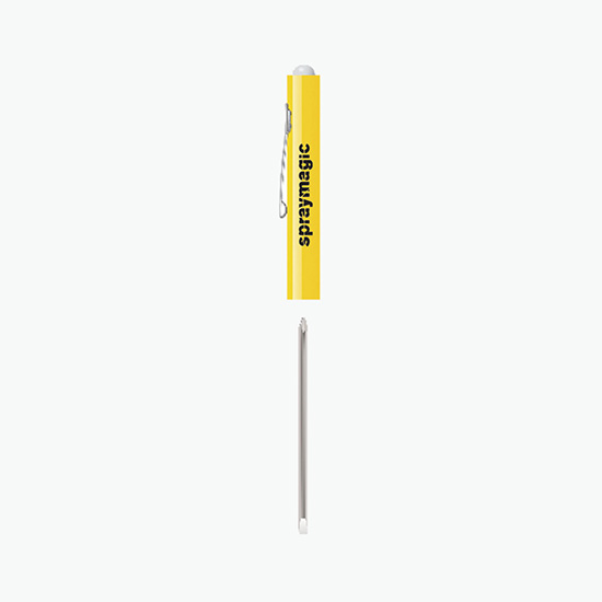 Pocket Partner Reversible Blade Screwdriver with Button Top