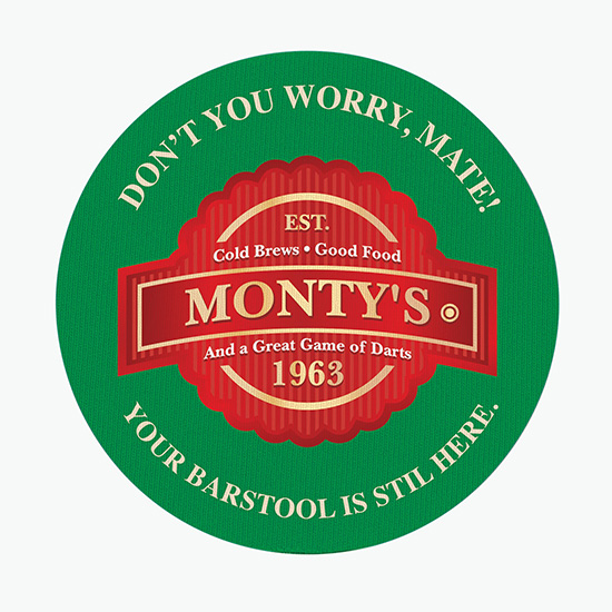 Round KOOZIE Coaster - Full Color