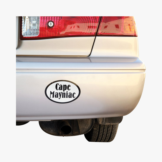 Removable Oval Bumper Sticker - 4 x 6