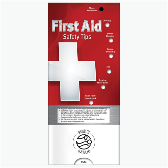 Awareness Pocket Slider - First Aid Safety Tips