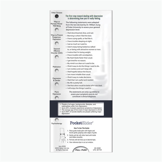Awareness Pocket Slider - Mental Wellness