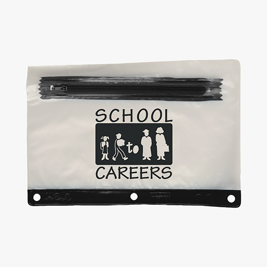 Zippered School Pouch