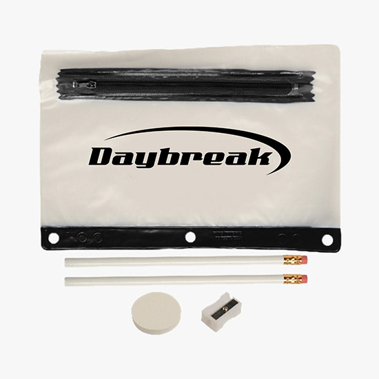 Zippered School Pouch Value Kit