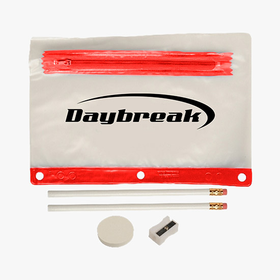 Zippered School Pouch Value Kit