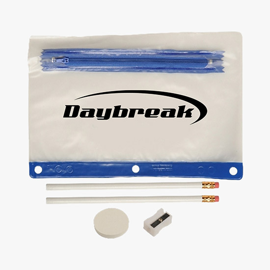 Zippered School Pouch Value Kit