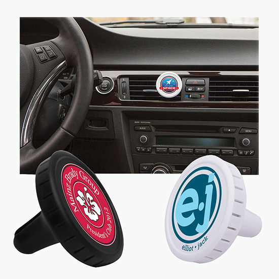 Auto Vent Air Freshener - Round - Full Color