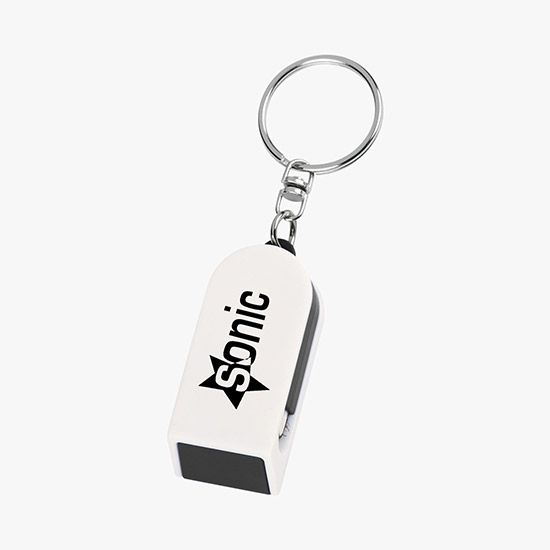 Phone Stand and Screen Cleaner Combo Keychain - 24-Hour Production