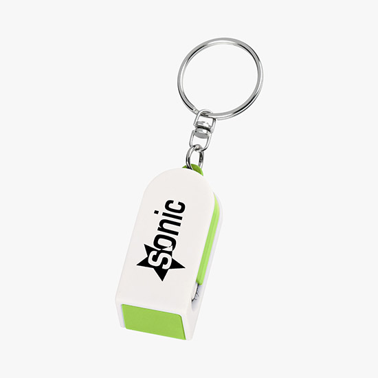 Phone Stand and Screen Cleaner Combo Keychain - 24-Hour Production