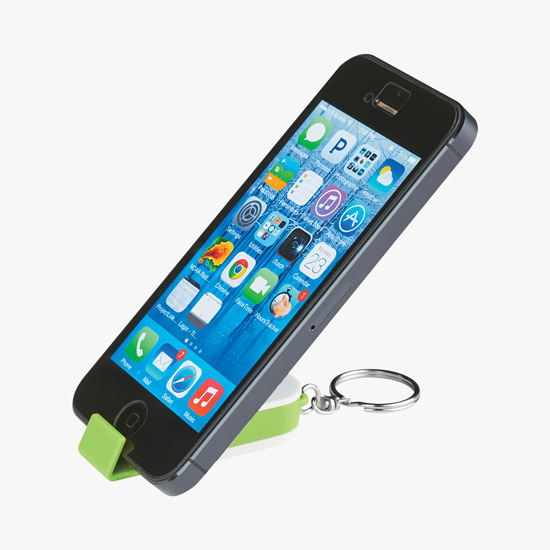 Phone Stand and Screen Cleaner Combo Keychain - 24-Hour Production