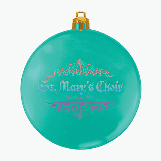 Flat Shatterproof Ornament - Full Color