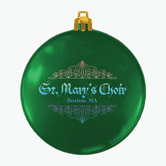 Flat Shatterproof Ornament - Full Color