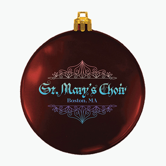 Flat Shatterproof Ornament - Full Color