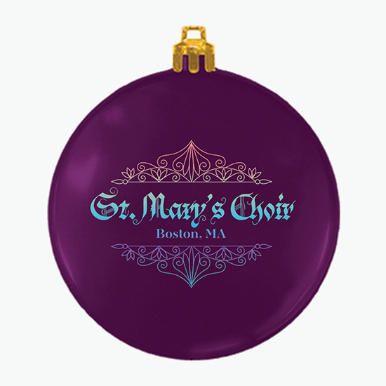 Flat Shatterproof Ornament - Full Color
