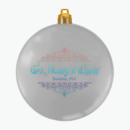 Flat Shatterproof Ornament - Full Color