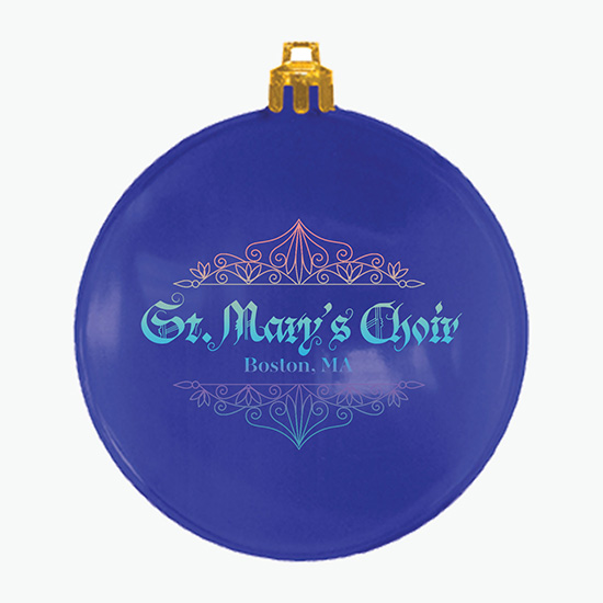 Flat Shatterproof Ornament - Full Color