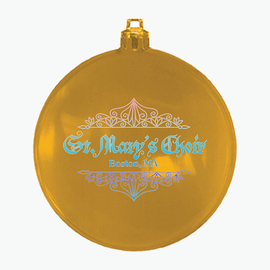 Flat Shatterproof Ornament - Full Color