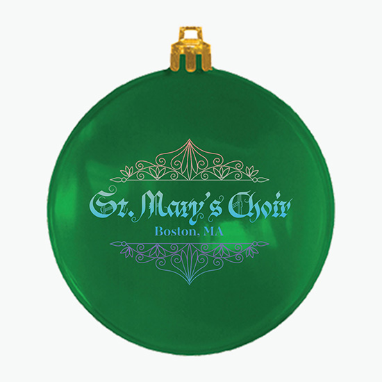 Flat Shatterproof Ornament - Full Color